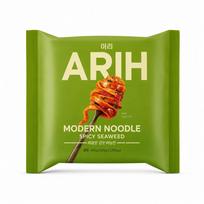ARIH Šiuolaikinio skonio makaronai, Kepti ir maišyti makaronai 130g 1 maišelis Seaweed Flavor*1bag
