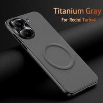 For Xiaomi POCO X7 Pro Case For MagSafe Magnetic Matte Fine Grained Leather Shell Metal Lens Frame Cover For Redmi Turbo4 Bumper Poco x7 pro