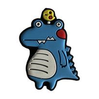 Dinosaur Tennis Shockproof Absorber Silicone Cartoon Tennis Racket Shock Pad Shock Absorption Lovely mėlyna
