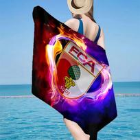 1PC Augs-burg Football Crest Beach Towel - Soft,  Absorbent Microfiber, Lightweight, Ideal for The Beach, Parties, Travel, Camping fan gifts 70cmx140cm(27x55inch)