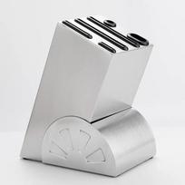 Thick 304 Stainless Steel Knife Stand Metal Desktop Japanese Santoku Slices Knives Storage Rack Knife Holder Chef Knife Block
