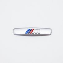 Automobilio sėdynės emblema 3D metaliniai spaustukai Konsolės ženklelis Interjero dekoravimo lipdukas Stiliaus aksesuarai BMW M E46 E90 F30 G20 X1 X2 X3 gray