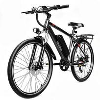 HEADEER BK1350 Suaugusiųjų elektriniai dviračiai 500W variklis 48V15Ah baterija Miesto kelionėms elektriniai dviračiai 26 colių padanga juoda