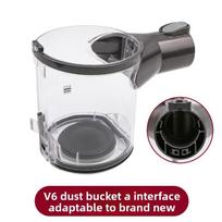 For Dyson V6 Type A Vacuum Dustbin With Bottom Cover Replacement For Home Cleaning Gray