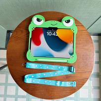 Animacinė varlė Vaikams Stovas Planšetinio kompiuterio dėklas Samsung Galaxy Tab A11 8,7 colio SM-X130 SM-X135 A9 8,7 SM-X110 SM-X115 Silikoninis dangtelis Tab A11 (A9) 8.7inch