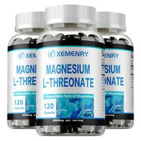 Xemenry Magnio L-treonatas 2000 mg 120 kapsulių - Mineralų palaikymas, raumenų funkcija, kaulų sveikata 120*3