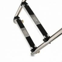 Nerūdijančio plieno baseino kopėčios su turėklais, tvirtos, skirtos kiemui, 1,0 mm standartinis laiptelis 1.2MM