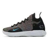 Nike KD 11 Multi Color Flyknit Mid top Basketball Shoes Black Purple Unisex AH3465-001 36