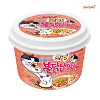 Samyang Rosé karšto vištienos skonio plokščias stiklinis makaronas puodelyje 169,4 g (3 Parinktys) #1PCS beige