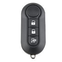 3 mygtukų automobilio rakto korpuso sulankstomas korpusas, tinkamas Fiat 500 Doblo DUCATO Panda Punto Peugeot balta