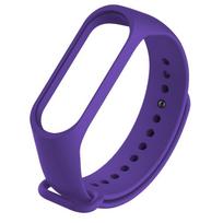 Dirželis Xiaomi Mi Band 8 7 6 5 4 3 Sportinis apyrankės laikrodis Silikoninis riešo dirželis Išmanusis laikrodis Apyrankės keitimai Xiaomi apyrankei Miband dirželis For mi band 5 6 purple