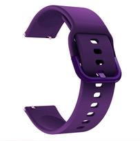 18mm 20mm 22mm Silikoniniai dirželiai Laikrodžio apyrankės Samsung Galaxy watch 42m 46mm Active 2 Gear S2 S3 Honor Amazfit BIP Huawei watch gt 2 Apyrankė 20mm blue