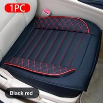 SEAMETAL universalus automobilio sėdynės užvalkalas Prabangus odinis pagalvėlė, pilnai apsuptas apsauginis kilimėlis 1pc front seat raudona/juoda