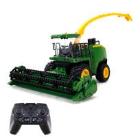 Harvester Truck nuotolinio valdymo kombaino žaislas 1/24 2,4 GHz nuotolinio valdymo pultas Farmer Harvester Smoke 1 battery armijos žalia spalva