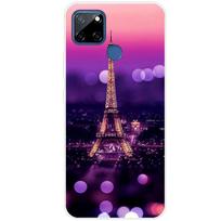 For Realme 7i RMX2193 dėklas 6.5'' Silikoninis minkštas TPU dėklas OPPO Realme C12 telefono dėklui Galinis dangtelis Realme7i RMX2103 Fundas Realme C12 purple