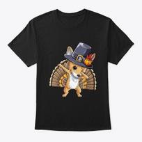 ThanksgivingDabbing Chihuahua Standard Unisex T-shirt XXXXL gray