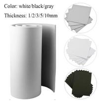 1 vnt. storis 1-10 mm Eva putplasčio lakštai garsą sugeriantys triukšmą spone Foam Craft EVA putplastis Cosplay rankų darbo modelio kūrimo medžiaga Black-1x350x1000mm black
