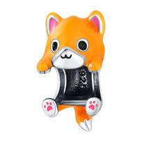 Originalus Naujas 925 Sterlingo Sidabro Panda Chameleonas Dramblys Pakabukas Karoliukai DIY Stiliaus Karoliukų Apyrankės Aksesuarai Apyrankė Personalizuoti Papuošalai orange