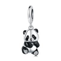 Originalus Naujas 925 Sterlingo Sidabro Panda Chameleonas Dramblys Pakabukas Karoliukai DIY Stiliaus Karoliukų Apyrankės Aksesuarai Apyrankė Personalizuoti Papuošalai white
