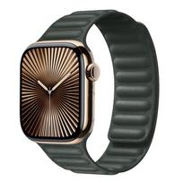 Smulkiai austas dirželis Apple Watch juostai 49mm 44mm 46mm 45mm 41 42mm Originalus magnetinis apyrankės dirželis iWatch Series 10 9 SE 8 7 6 5 Ultra2 S10-46 42 44 45 49mm gray