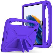 Samsung Galaxy Tab A9 A9+ A11 A11+ Plus 2023 2025 SM-X110 SM-X216 SM-X135 SM-X236B dėklas EVA Nešiojamas Atsparus smūgiams Vaikams saugus Rankena Stovas Planšetinio kompiuterio dangtelis Tab A9 2023 8.7 inch violetinė