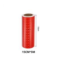 2,5cm/5m/10cm/15cm/20cm*5M Raudonos Švytinčios Žvaigždės Atšvaitinis Lipdukas Atsparus Vandeniui Stipriais Klijais Saugos Įspėjimas Atšvaitinė Juosta Automobiliui red