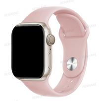Silikoninis dirželis Apple laikrodžio apyrankei 45mm 44mm 40mm 41mm 42mm 38mm 49mm apyrankė iwatch series 8 7 se 3 4 5 6 Ultra apyrankė 42 44 45 49 mm M-L rožinė