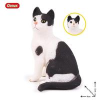 Oenux Katės Modelis Siamiška Devon Reksas Sfinksas Ragdoll Persų Veiksmų Figūrėlė Katytė Beuodegė Figūrėlė Mielas Dekoravimas Vaikų Žaislas Dovana beige
