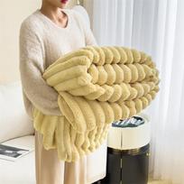 Triušio pliušinis pledas Daugiafunkcinis miegojimo pledas Falei Pliušinis biuro pledas Sofa Automobilio uždangalas Pledas 100x150cm