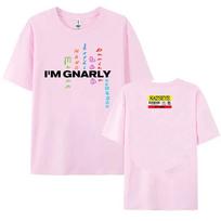 K Pop Viršūnės Katseye Merch Liečiamas Iliustracija Rokas ir Rolis Hip-hopas Rapas Viršus Aukštos Gatvės Sportinis Kasdienis Marškinėliai Vyriški Moteriški Porai M white