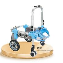 Gyvūnų palaikymo vežimėlis Ištraukiamas lengvas vežimėlis katėms ir šunims Palaikymo vežimėlis Galinių kojų įtvaras four-wheeled XS mėlyna