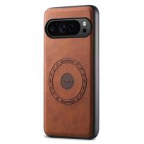 Google Pixel 9 Pro XL Leather MagSafe Case with Wireless Charging Compatibility Pixel 10 ruda