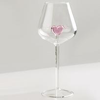 Širdies formos kokteilių taurė Elegantiška romantiška stiklinė taurė Vestuvėms Namų barui Šventėms Restoranams 350ml Type 3