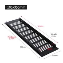 Oro angos grotelės Vėdinimo grotelės 150-400mm Aliuminio lydinys 100X350mm