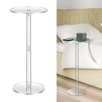 Akrilinis gėlių stovas, pjedestalas, aukšta vaza, stalo dekoracija renginiui, sužadėtuvėms 60cm white