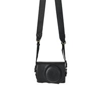 Dėklas Canon SX740 HS, PU odinis fotoaparato krepšys dėklas Canon Powershot SX740HS SX740 SX730 SX730HS SX720 viso korpuso dangtelis juoda