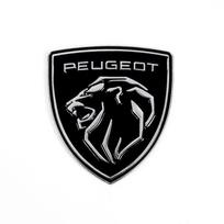 2026 Karštas automobilio lipdukas Peugeot 408 4008 308 3008 Rifter 5008 508 2008 208 301 RCZ 407 Automobilio 3D metaliniai ženkleliai Bagažinės kėbulo lango Si white
