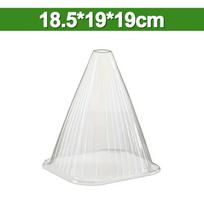 Augalų apsauginis dangalas Sodo reikmenys Daigų apsauga Patalpų augalų priedai Sodininkystės reikmenys Žiemos daržovių šaltis 18.5CM-10PCS white