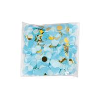 36 colių juodas lyties atskleidimo balionas - Kūdikio atskleidimo vakarėlio dekoracija Blue confetti 10g/pack