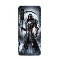 Mirties Dėlė Kaukolė Kosa Telefono Dėklas Skirtas Samsung Galaxy A17 A16 A14 A15 A13 A57 A56 A54 A55 A53 A37 A36 A34 A35 A33 A26 A24 Samsung A37