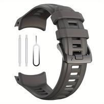Silicone Strap for Garmin Instinct 3 AMOLED 45/50mm Sports Breathable Multi-Color Outdoor Running Essential for Men Women Instinct 3 (45mm) pilka