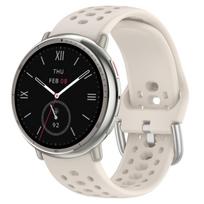 Originalus dirželis Amazfit Active 2 laikrodžiui Dirželio priedai sportinis pralaidus orui Silikoninis 20mm Apyrankė Correa Amazfit GTS 3 2 4 mini For Amazfit Bip U gray