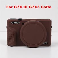 Skirta Canon G7X Mark ii iii dėklas, minkštas silikoninis kameros korpuso dangtelis-oda, skirta Canon G7X Mark III II G7X2 G7X3 G7X II skaitmeninei kamerai black