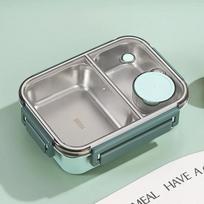 850 ml nerūdijančio plieno termosinė pietų dėžutė, sriubos bento dėžutė vaikams ir suaugusiems, nešiojamas maisto šildymo indas gray