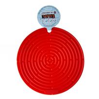 Le Creuset Vėsi spalva Karščiui atsparus silikoninis kilimėlis Aukštos temperatūros atsparus stalo kilimėlis Apsaugantis nuo nudegimo puodo kilimėlis Valgomojo stalo padėklas red