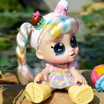Mini kūdikio žaidimų lėlė Muzikinė dainuojanti elektroninė lėlė Ilgi plaukai Miela princesės suknelė Apsimetinėjimo žaidimų namelis Lėlė Madingi žaislai Dovana mergaitėms white