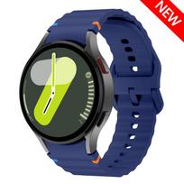 20 mm laikrodžio apyrankė Samsung Galaxy Watch 7/5/6 44 mm 40 mm silikoninė apyrankė Galaxy Watch 4 classic/5 pro 47 mm 43 mm 46 45 mm juosta watch 5 4 44mm 40mm black