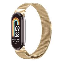 Milanese Loop Strap For xiaomi Mi Band 10 9 8 smart band accessories Replacement metal bracelet pulseira correa miband8 9 10 NFC mi band 8 beige