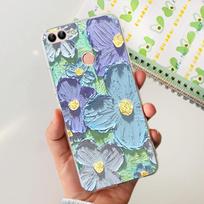 Skirta Huawei P Smart dėklas FIG-LX1 Minkštas silikonas TPU Skaidrūs dėklai Skirta Huawei P Smart 2018 2017 Dangtelis Coque Funda Drugelis Astronautas Huawei P Smart gray