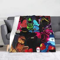 Azuretime Anime Fleece Antklodės Azure Two Time Forsaken Nuostabi Antklodė Namams Viešbučiui Sofai 125*100cm Antklodė 75x90cm